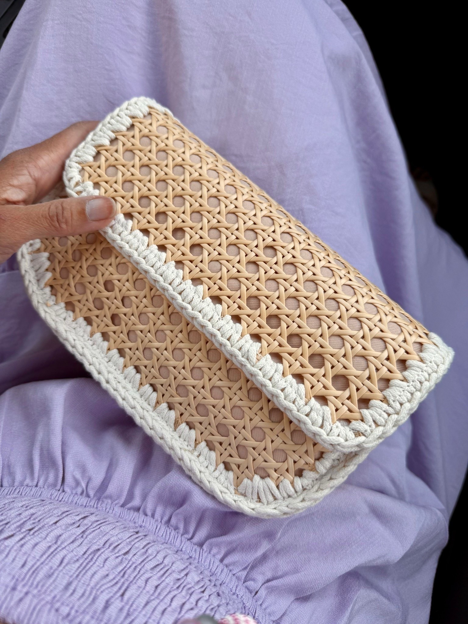 You guys are loving this spring clutch! It’s roomy inside and the caneing is such a fun detail.  Tap to see a round up of things I keep in my clutch.
#LTKFindsUnder50

#LTKU #LTKSeasonal #LTKOver40