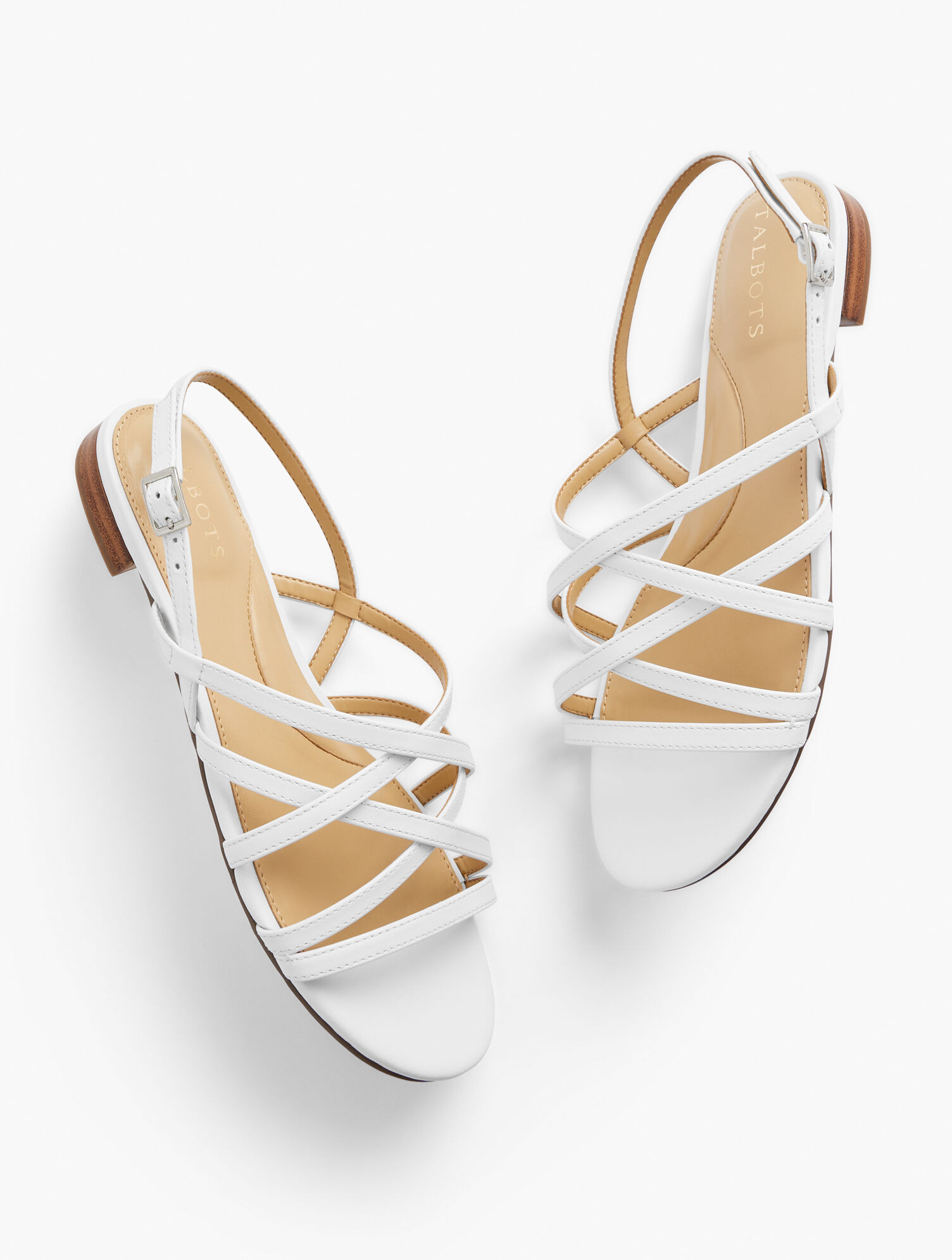 Aria Strap Soft Nappa Flats | Talbots