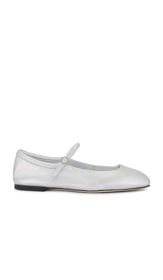 Bambi Flat in Silver Shimmer | Revolve Clothing (Global)