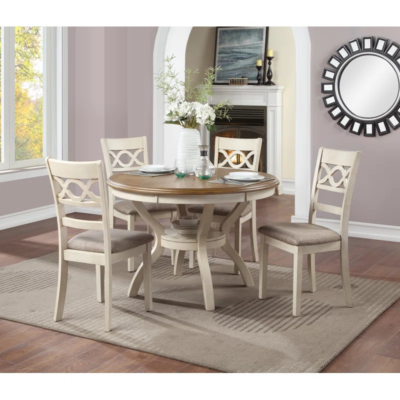 Adreanna 5 - Piece Rubberwood Dining Set | Wayfair North America
