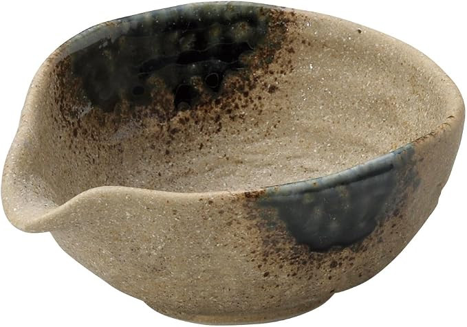 Yamashita Craft 14015100 Iga Oribe Single Mouth Small Bowl, 5.5 x 4.5 x 2.6 inches (14 x 11.5 x 6... | Amazon (US)