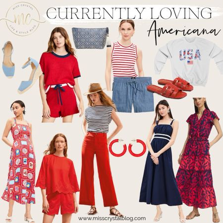 Loving all of these red white and blue nautical inspired outfits. Perfect vacation outfits for Memorial Day, July 4th or Labor Day. 

#LTKOver40 #LTKFindsUnder100 #LTKSeasonal