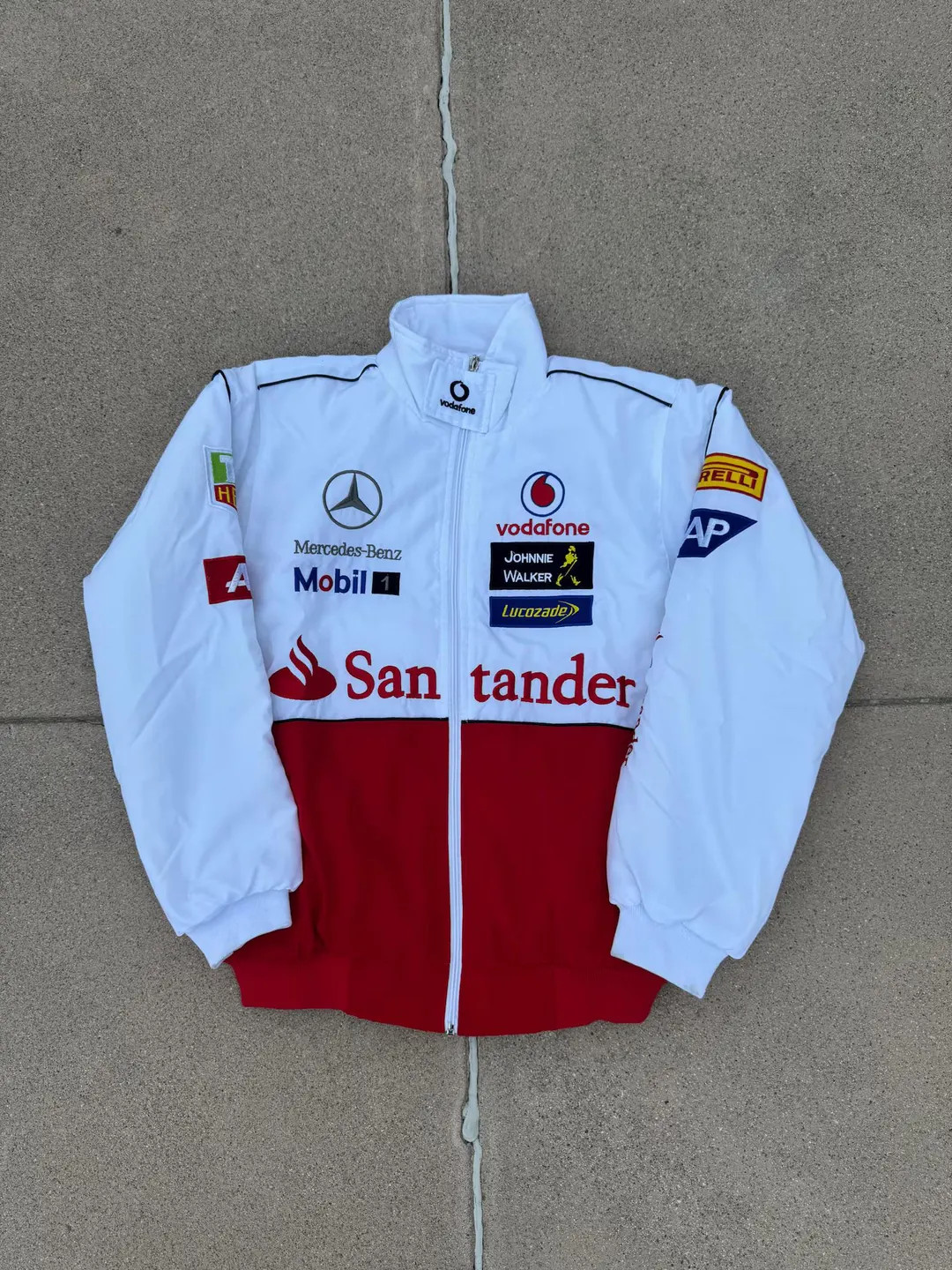 Mercedes Racing F1 Jacket – Embroidered Streetwear Zip-Up | Etsy (US)