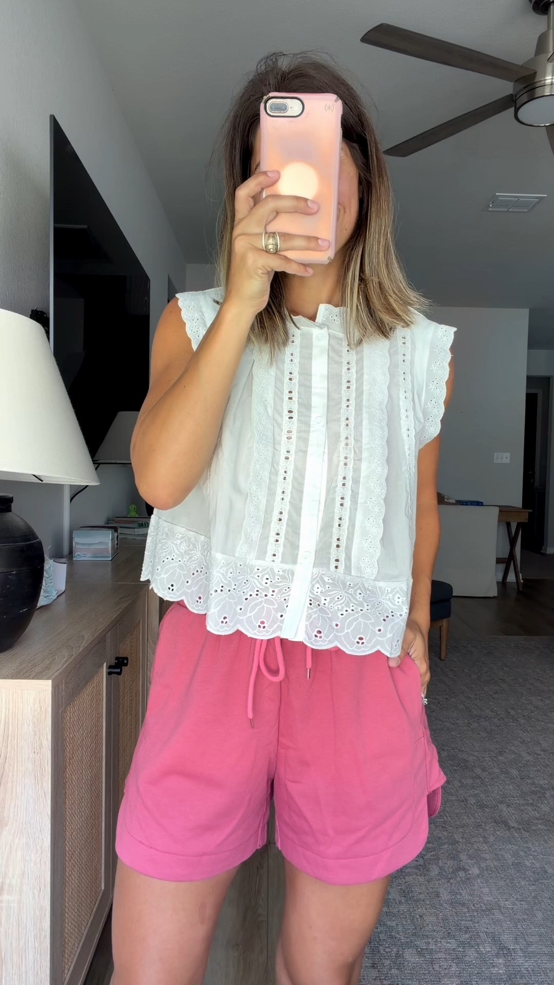 I looove this boho eyelet too && im a white after Labor Day kinda gal // it’s v see through but great with a cami underneath! 
-
easy outfit ideas, mix and match, mom life, mom style, everyday mom, style tips, free people look for less

#LTKmomlife #LTKgrwm #LTKootd