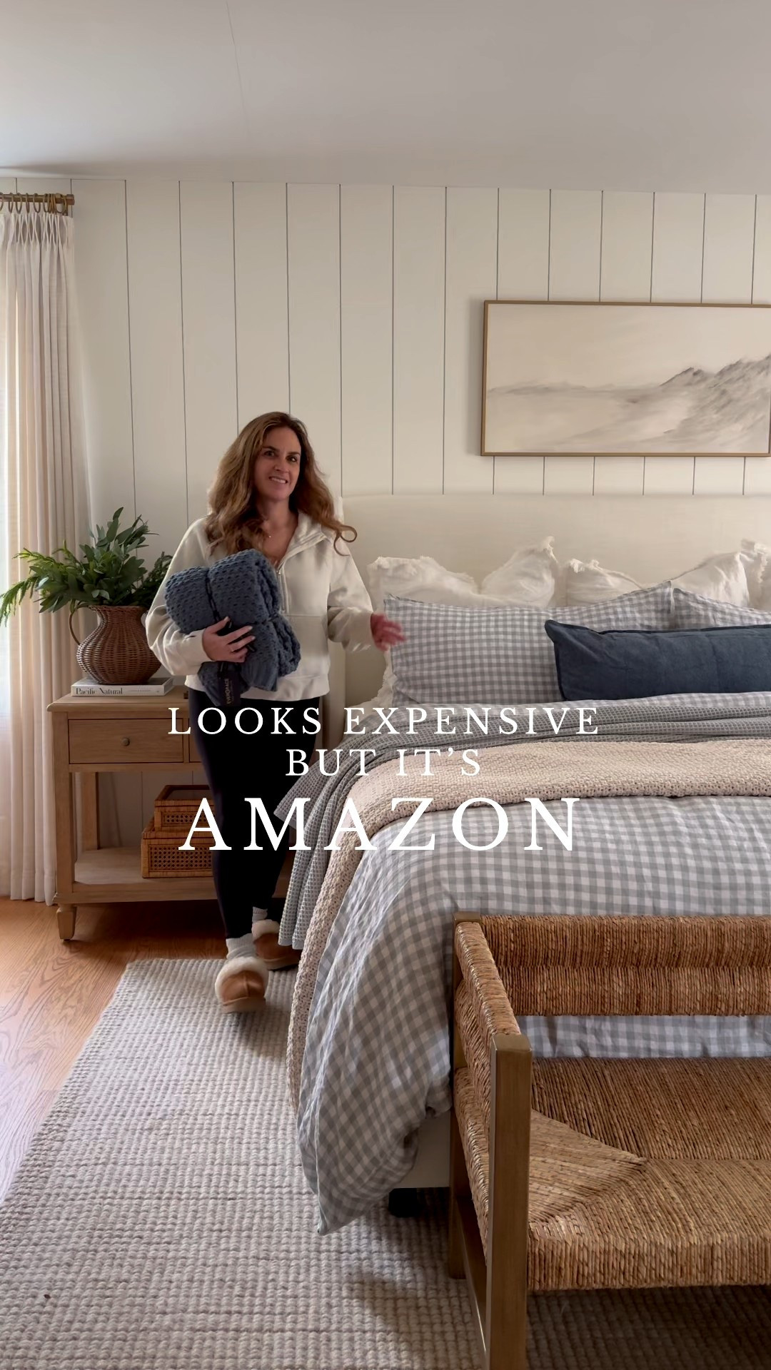 Layered coastal bedroom! This bedroom is all about relaxed layers, soft blues, and classic coastal patterns that make the space feel serene. 

#LTKHome