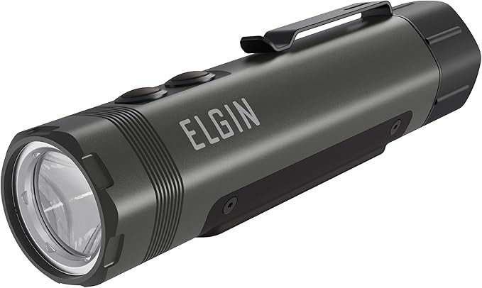 Elgin Maverick LED Flashlight, Rechargeable, Cree Super Bright 1600 Lumens, 4 Brightness Modes, L... | Amazon (US)