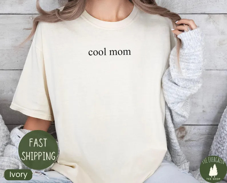 Comfort Colors® Cool Mom Shirt, Cool Moms Club Shirt, Mom Life Shirt, Mothers Day Shirt, Mom App... | Etsy (US)