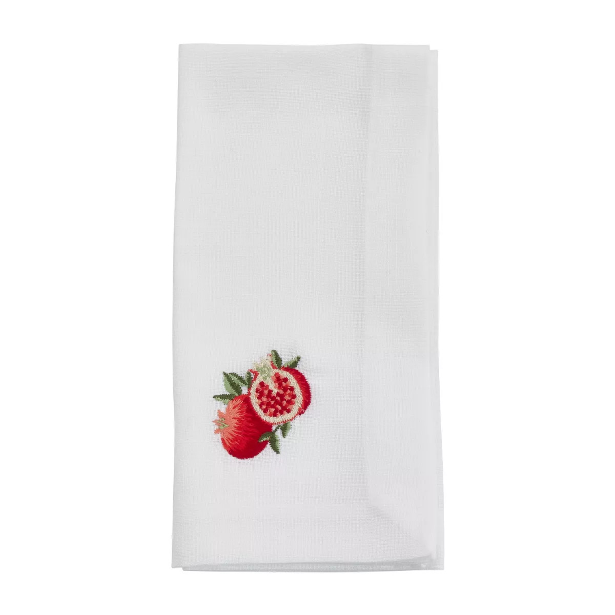 Saro Lifestyle Table Napkins With Embroidered Pomegranate Design (Set of 4) | Target