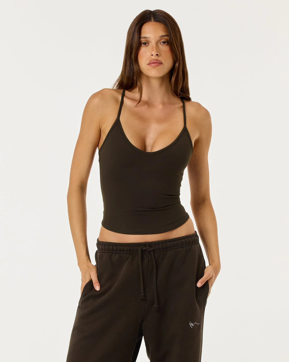 Form Leisure Tank | Dark Chocolate | Crop Shop Boutique US