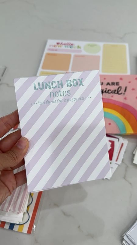 If your kid loves a good affirmation in their lunch box… here’s some things I like to have on hand for the school year! If it’s not linked, that means it’s from Kirsten McFarlan Design. 

Lunch box notes. Lunch box finds. 

#LTKkids #LTKunder50 #LTKBacktoSchool
