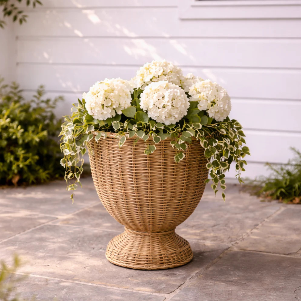 Poly Weave Urn | Eco Chic Home