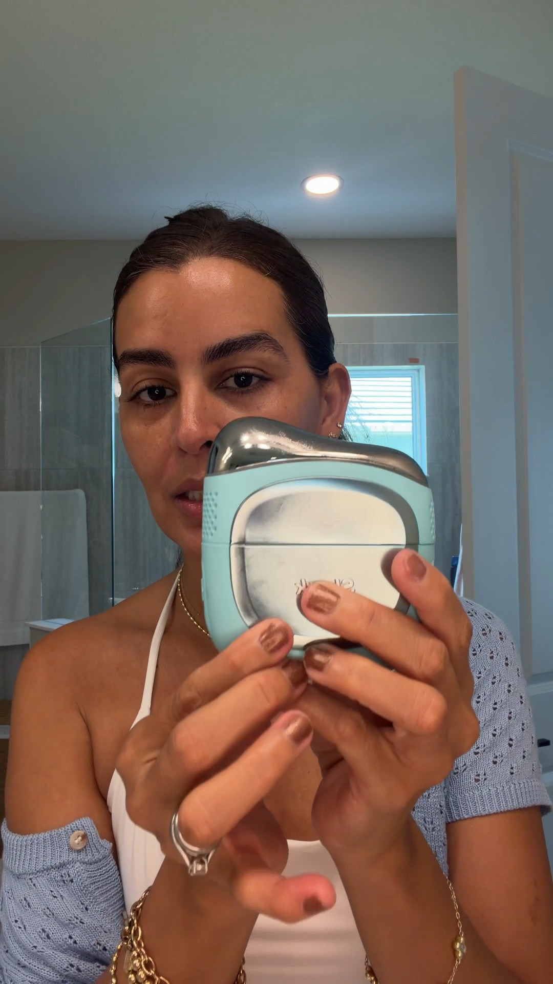 I’m using in the morning and night. Cold in the morning, after skincare and cold and hot at night.

#LTKSeasonal #LTKOver40 #LTKBeauty