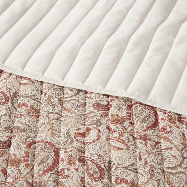 Voile Paisley Printed Quilt Cream - Threshold™ | Target