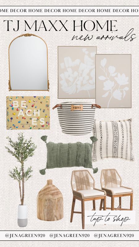 TJ Maxx Home Decor | TJ Maxx Decor | Neutral Home Decor | Living Room | Console Table | Olive Tree | Coffee Table 

#LTKhome #LTKunder100 #LTKSeasonal
