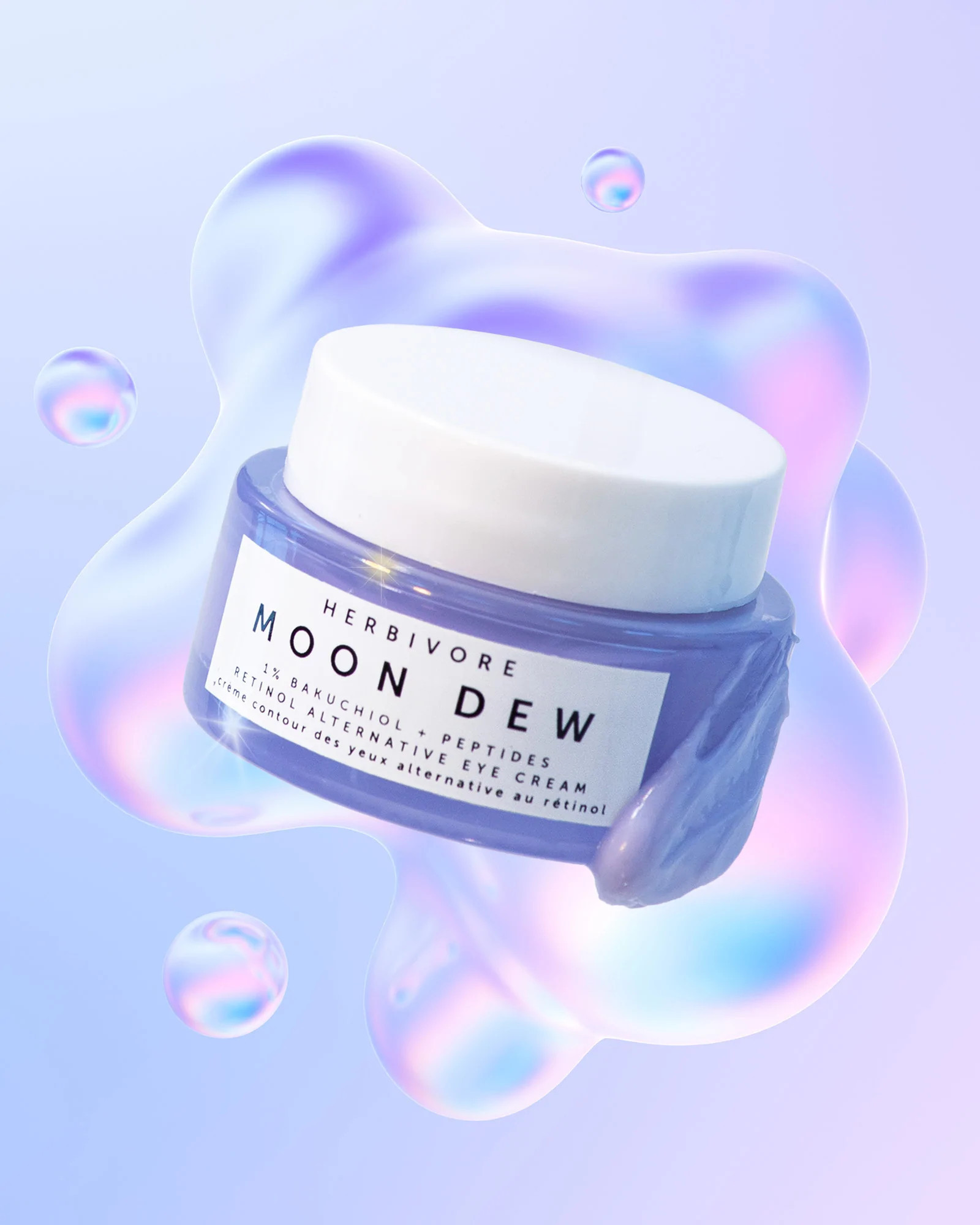 MOON DEW 1% Bakuchiol + Peptides Retinol Alternative Firming Eye Cream | Herbivore 