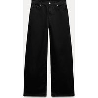 Zara Collection Loose Fit Mid-Rise Jeans In Black - 16 - Woman | Zara UK