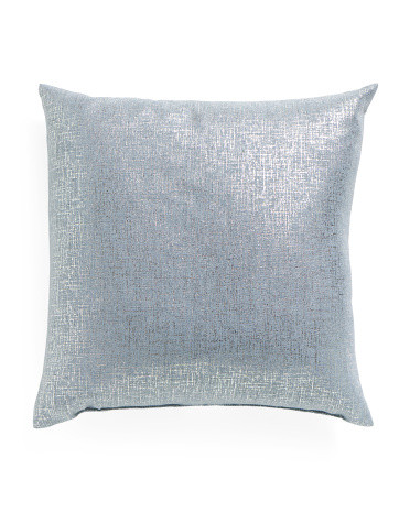 Made In Usa 22x22 Pillow With Metallic Print | TJ Maxx