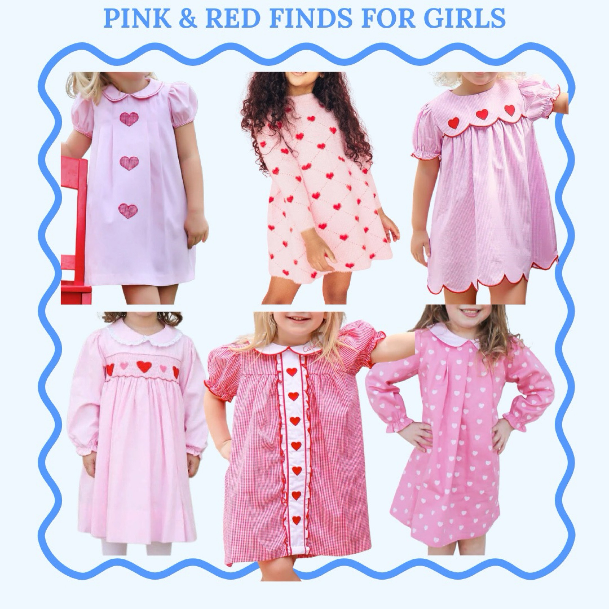red and pink valentines for girls 
#heartdress #pinkandred 