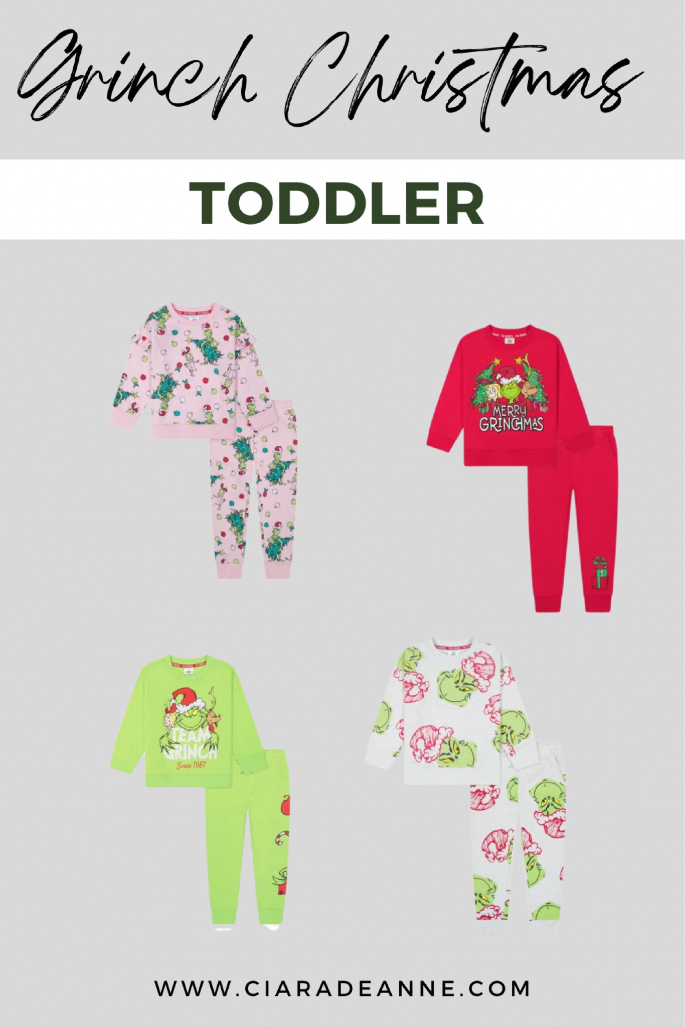 Toddler jogger set - How the Grinch Stole Christmas 

#LTKKids #LTKSeasonal #LTKHoliday