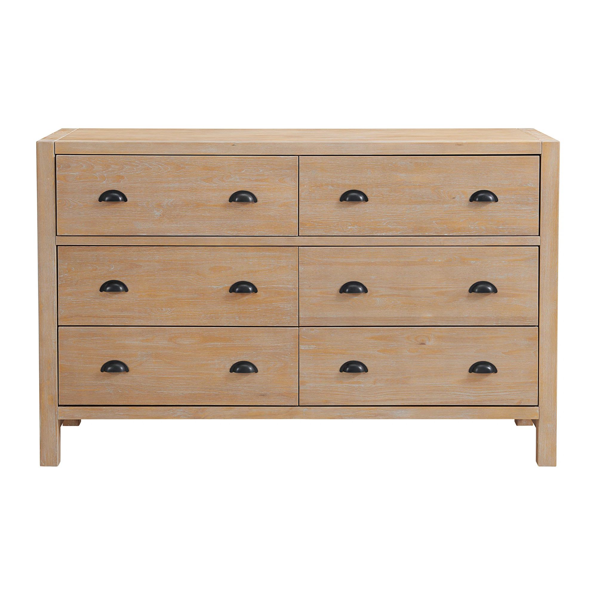 Arden 6-Drawer Wood Double Dresser | Wayfair North America