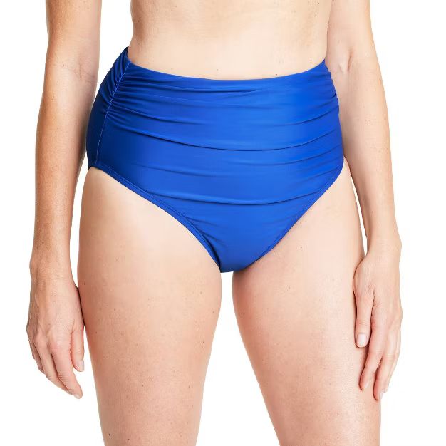 Women's High Waist Bikini Bottom - Tabitha Brown for Target Blue | Target