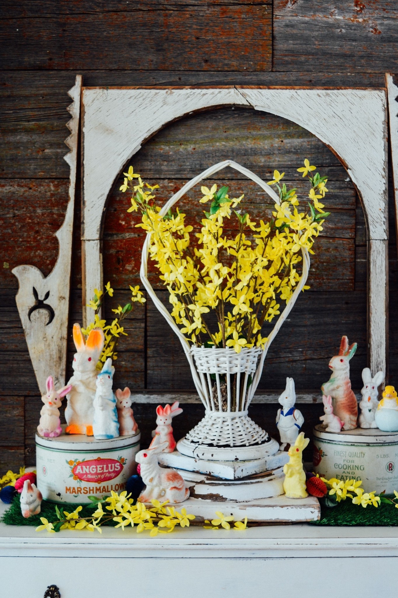 Vintage paper mache Easter bunnies are the cutest! 

#LTKHome #LTKSeasonal #LTKSpringSale