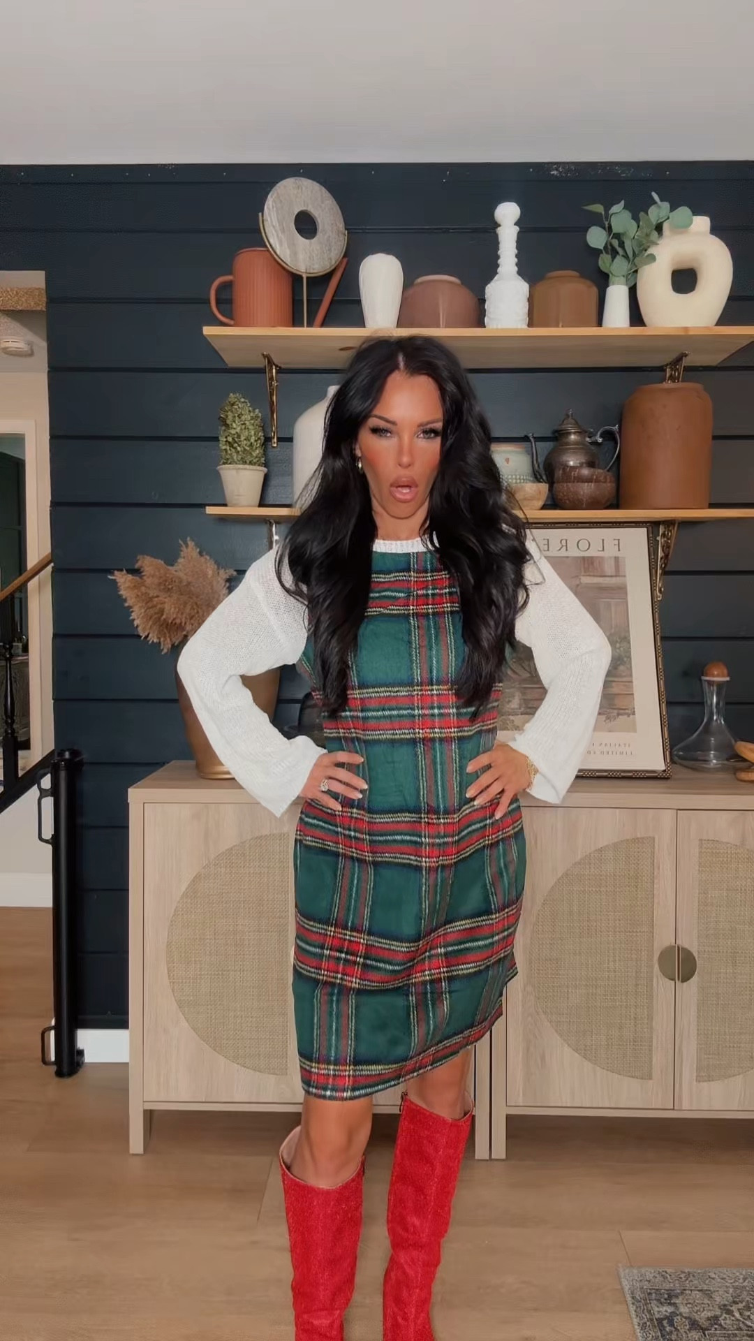 Christmas-party perfection 🎁 This plaid overall dress is festive, fun, and gives that cozy holiday look we love.

#ltkholiday #ltkgiftguide #holidayoutfit #ltkfashion #christmasoutfit #tiktokfinds #ltkfinds #affordablefashion #holidaystyle #ltkwinterfashion

#LTKParties #LTKStyleTip