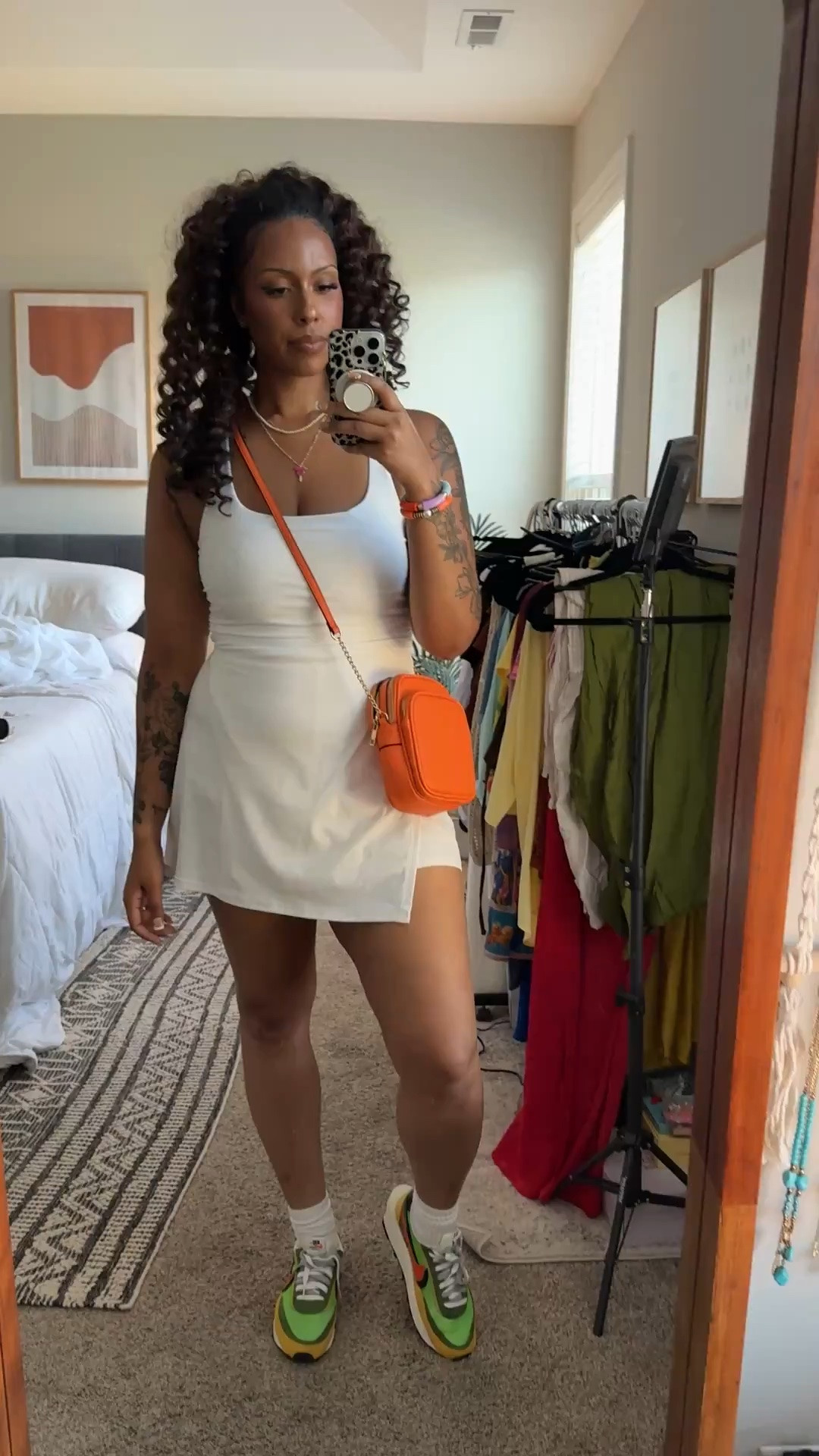 Athletic Dress with Built in Bra and Shorts. I’m wearing a size large. It doesn’t have easy bathroom access so I’ll have alternatives that do linked.

#LTKootd #LTKTall #LTKActive