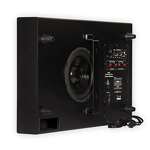 Theater Solutions SUB8S 250 Watt Surround Sound HD Home Theater Slim Powered Active Subwoofer (Black | Amazon (US)