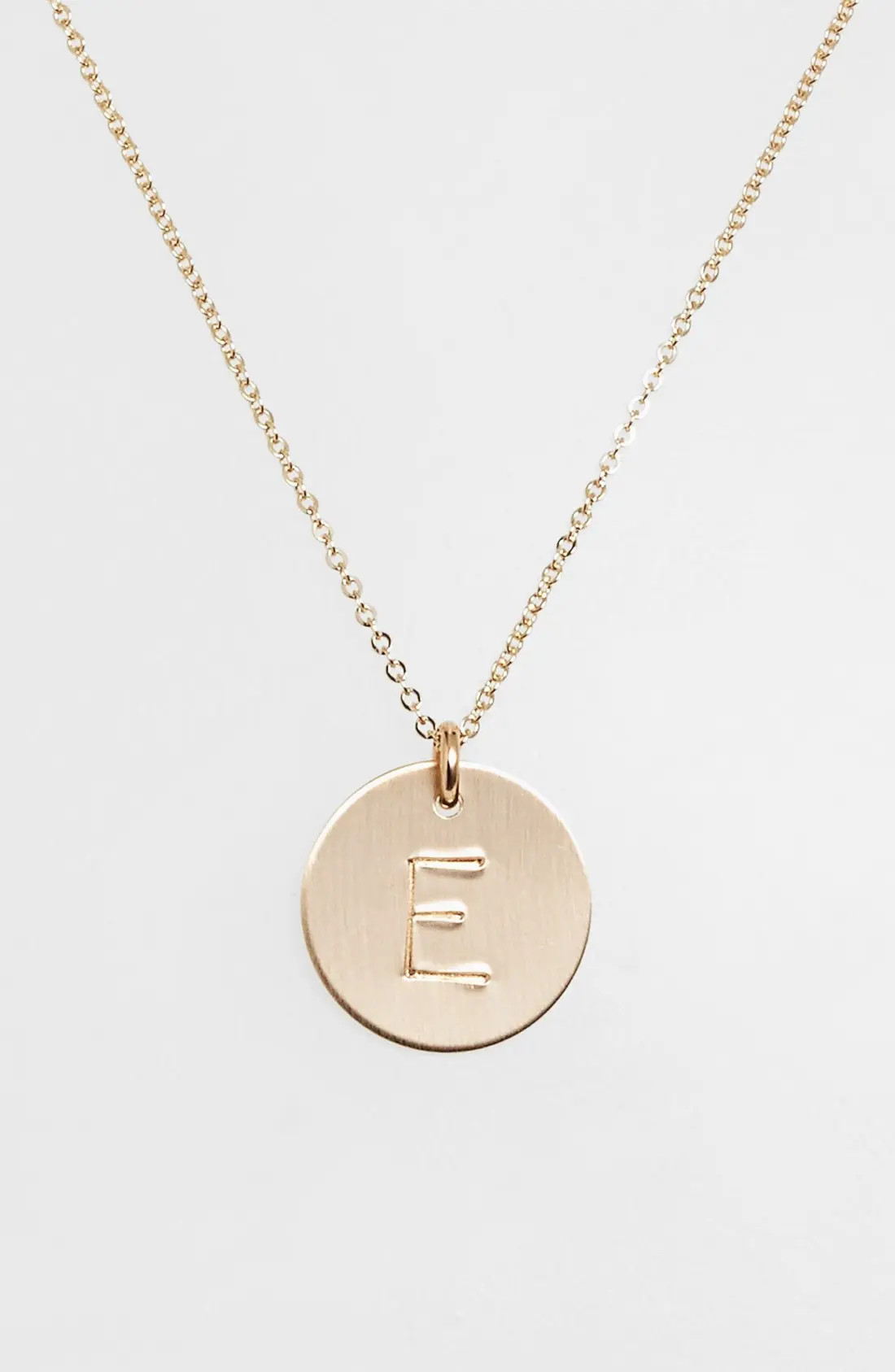 Nashelle 14k-Gold Fill Initial Disc Necklace | Nordstrom