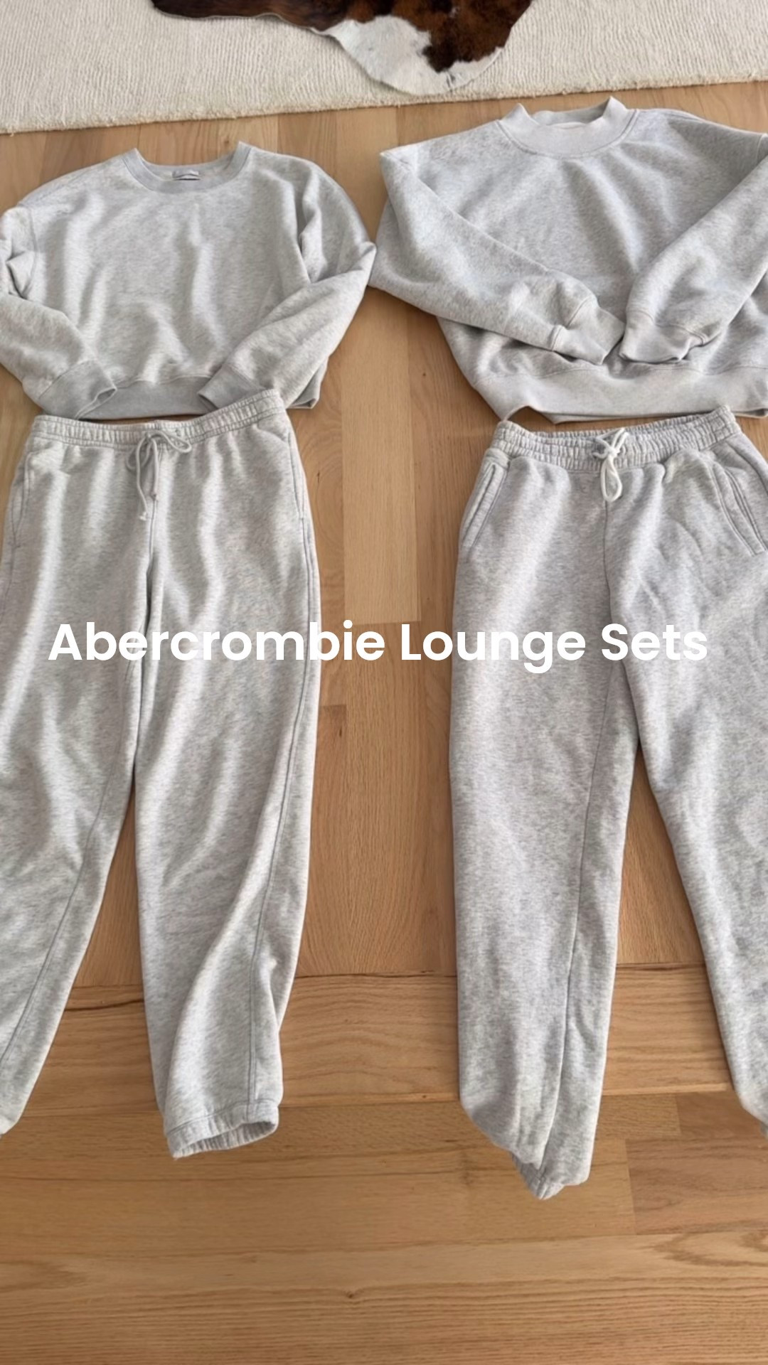 Comparing the two Abercrombie lounge sets that I have. Basically the YPB style is more lightweight and doesn’t have the fleece lining on the inside. I did a size small and both of the sweatpants. And I sized up to a medium in both of the sweatshirts.
Use code: AFFLEECE for an extra 15% off 

#LTKFindsUnder100 #LTKSaleAlert #LTKSeasonal