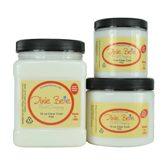Dixie Belle Clear Top Coats flat Satin Gloss Multiple | Etsy | Etsy (US)