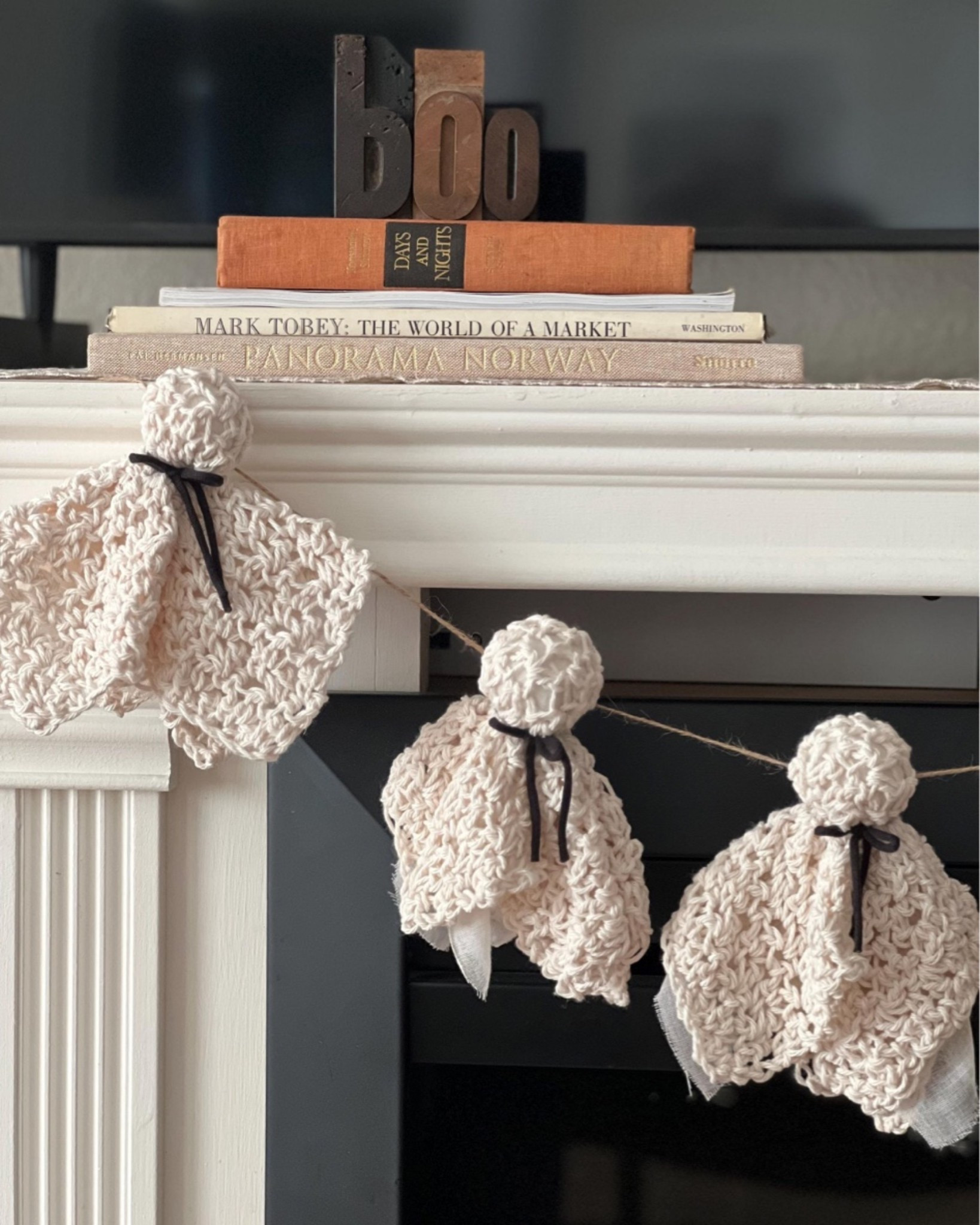 Halloween decor, Halloween garland, ghost garland, ghost decor,
doily ghost, farmhouse Halloween, rustic Halloween, primitive Halloween 

#LTKSeasonal #LTKHome

#LTKSeasonal #LTKSaleAlert #LTKHome