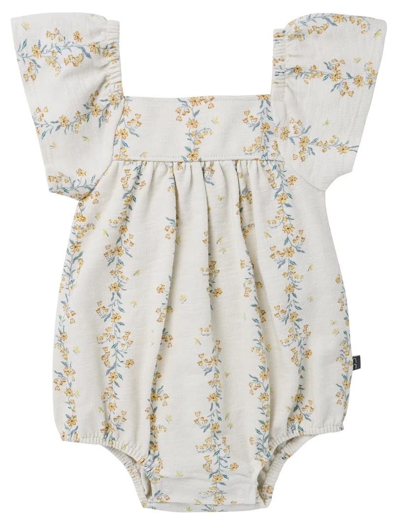 Modern Moments 1pc Baby Girl Bubble Romper, Sizes (0-3 Months - 24 Months) | Walmart (US)