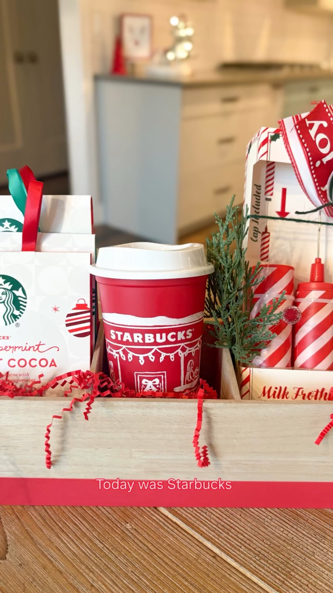 Who made it to @starbucks Reusable Red Cup Day?
⁣⁣⠀
I threw this cute little gift together using this year’s Red Cup!⠀I ❤️🤎 hot chocolate season! ⁣⁣⠀
⁣⁣⠀
#starbucks #redcupday #starbucksredcup #hotchocolate #wintergifts

#LTKSeasonal #LTKGiftGuide #LTKHoliday