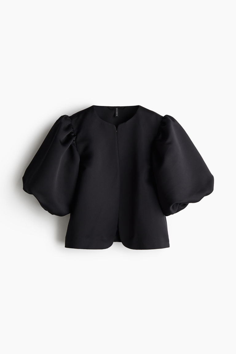 Puff-sleeved jacket | H&M (UK, MY, IN, SG, PH, TW, HK)
