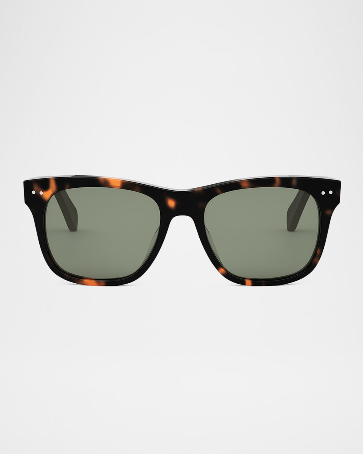 Men's Celine Thin Acetate Square Sunglasses | Neiman Marcus