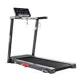 Sunny Health & Fitness Interactive Slim Treadmill and Exclusive SunnyFit® App Enhanced Bluetooth Con | Amazon (US)
