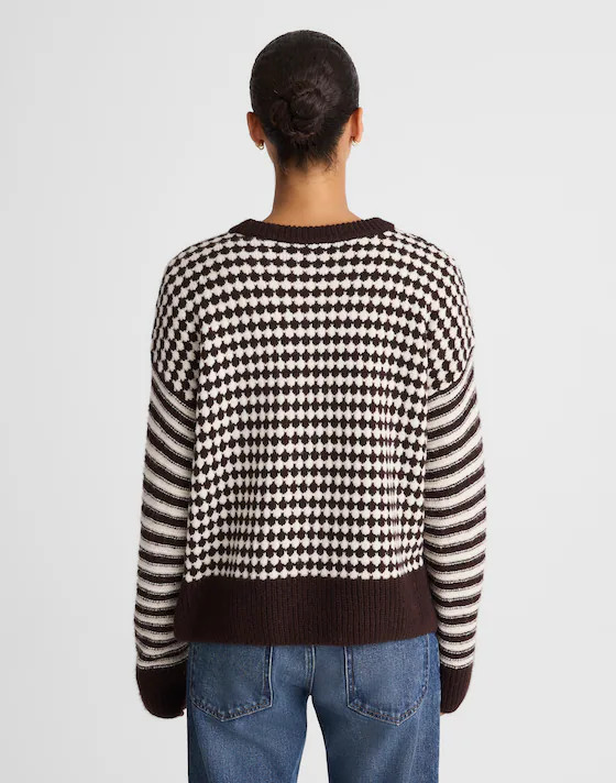 Mixed Stripe Pullover Sweater | Madewell