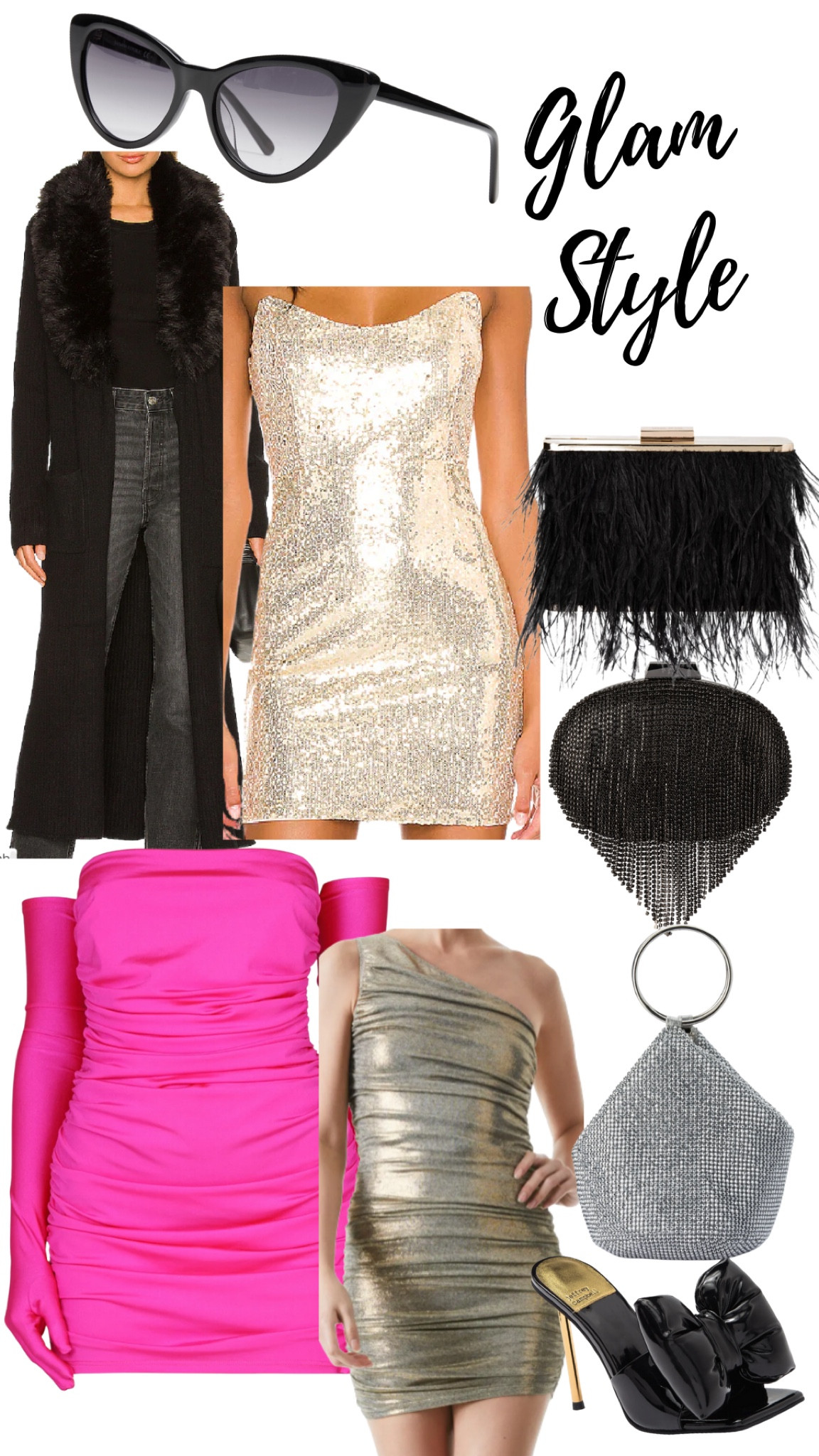 Holiday wear 
Glam wear
Event wear
Glam capsule wardrobe 

#LTKSeasonal #LTKHoliday #LTKshoecrush