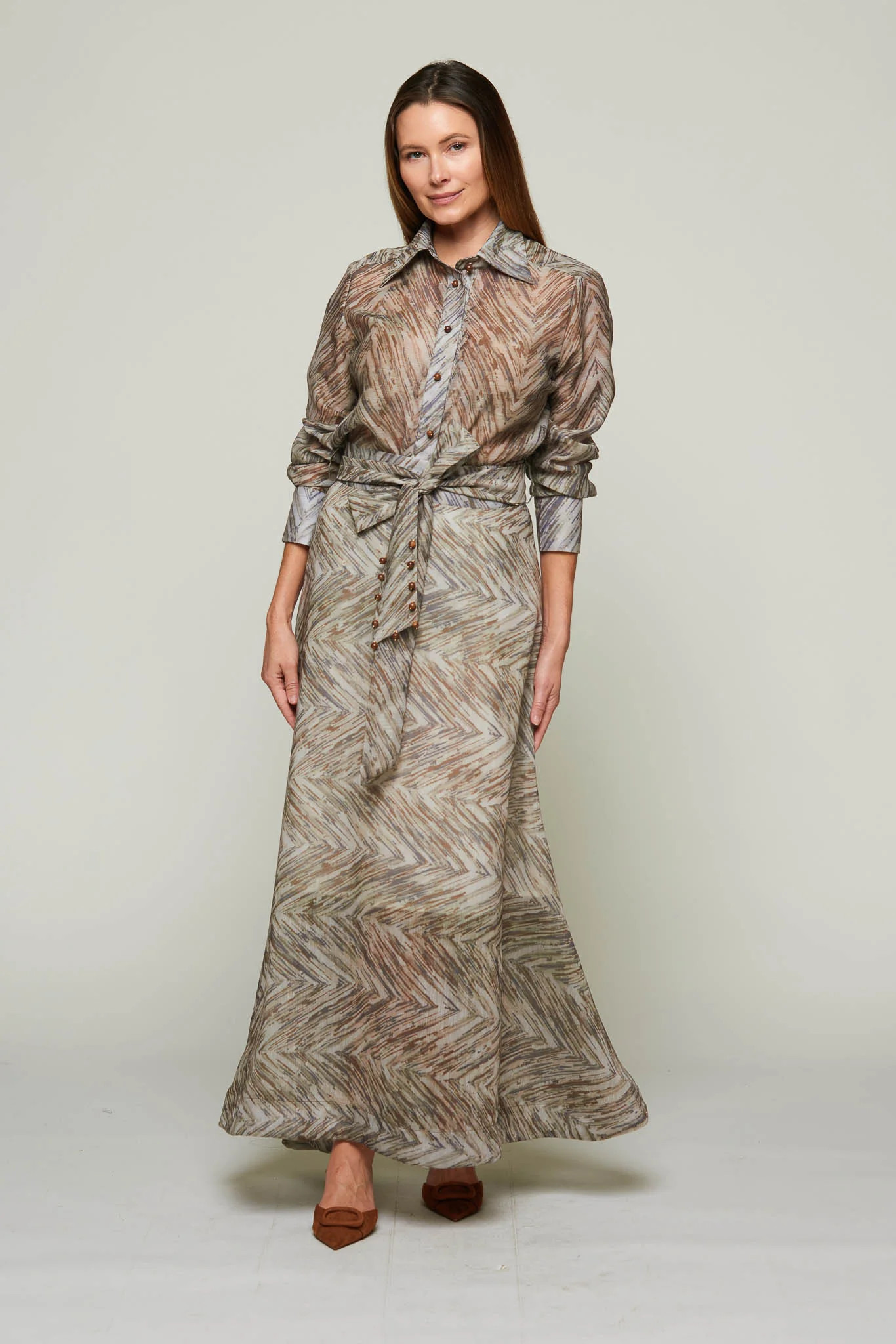 Monroe Printed Maxi Skirt | Benaar La
