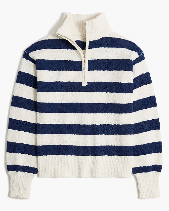 Striped half-zip pullover | J.Crew Factory