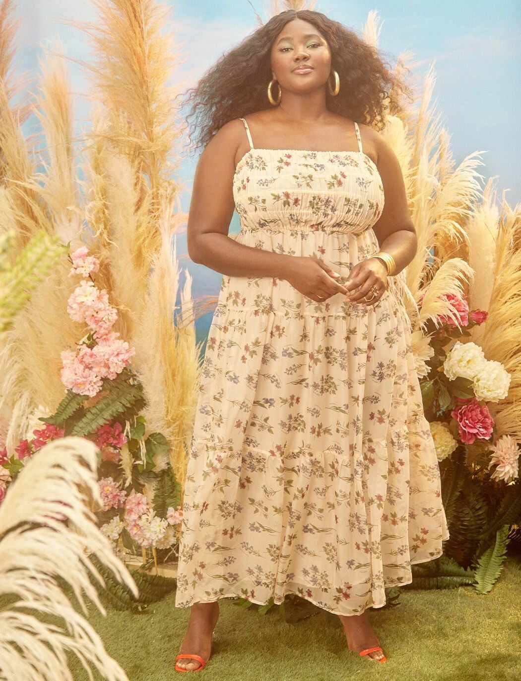 Ruched Bodice Maxi Dress | Women's Plus Size Dresses | ELOQUII | Eloquii