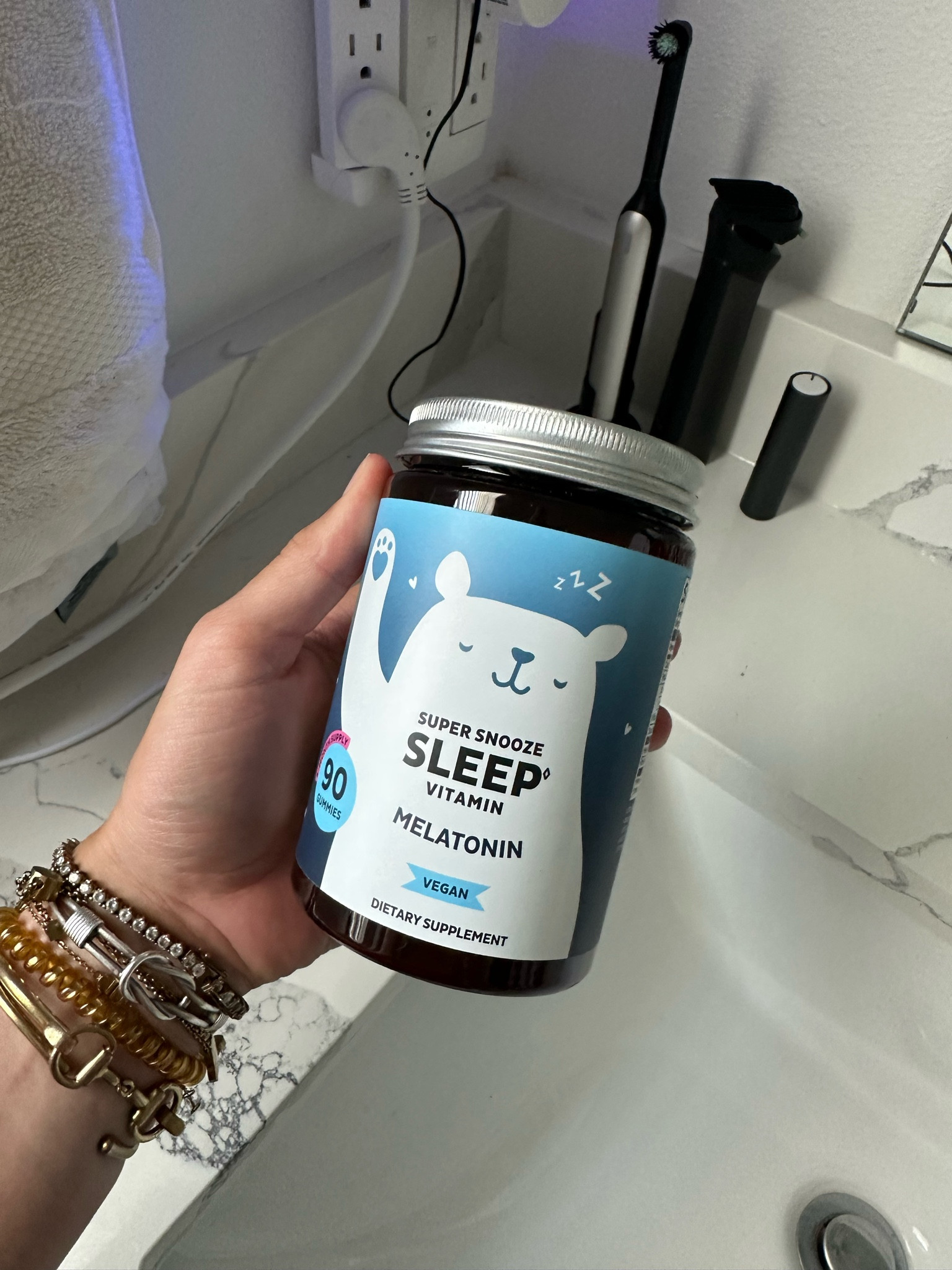 @bearswithbenefits Our melatonin sleep gummies designed to support deep, restful sleep—so you can fall asleep faster and wake up refreshed. Because better nights start with the right routine.

Vegan sleep gummies with melatonin for deep and restful nights
Fall asleep faster & stay asleep
Wake up refreshed & energized
Take 30 minutes before bed & let the magic happen!

#LTKdayinmylife #LTKmorningroutine #LTKselfcare