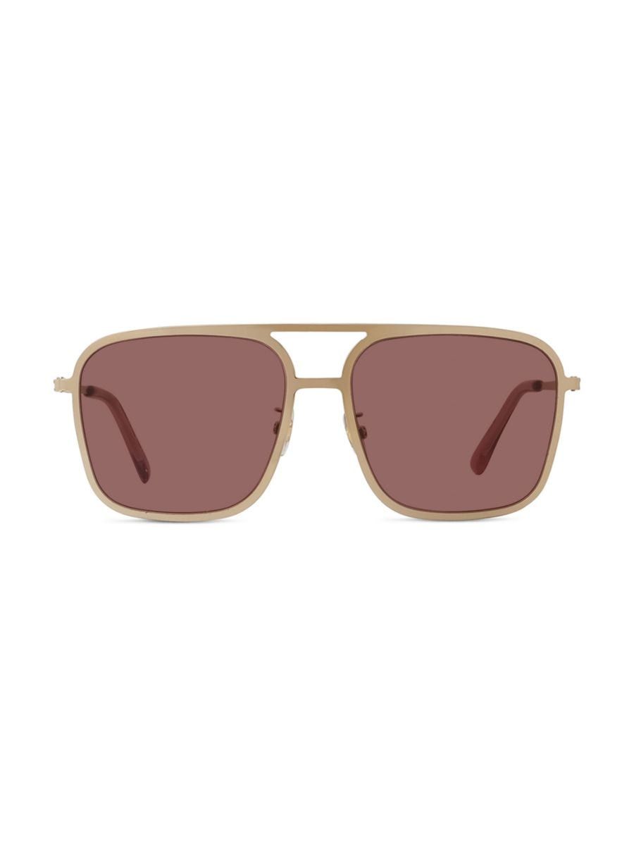 Pilot 57MM Square Sunglasses | Saks Fifth Avenue