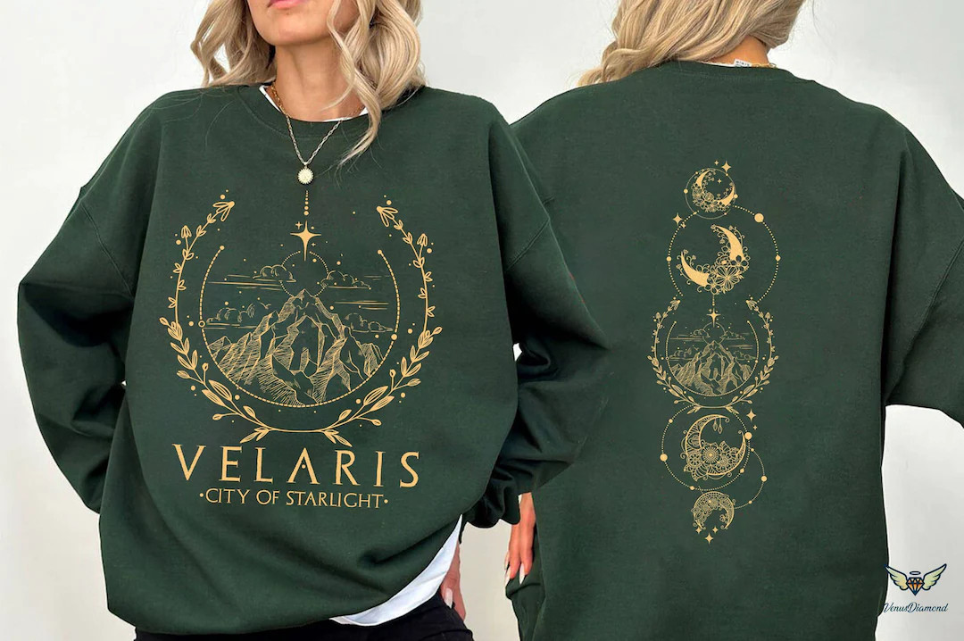 Velaris Sweatshirt, the Night Court Hoodie, Night Court Symbol Sweatshirt, A Court of Thorns and ... | Etsy (US)