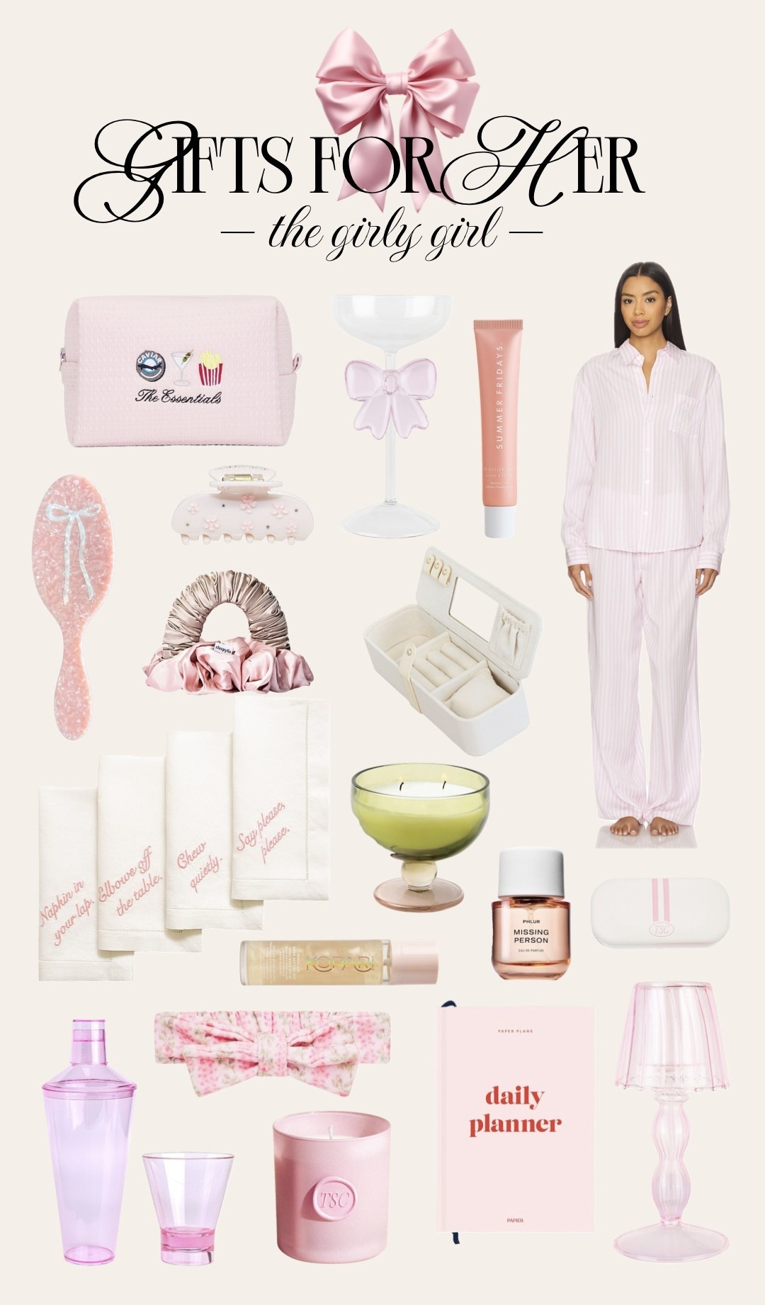 Gift guide for the girly girl 🎀✨ 

Christmas gift ideas. Gifts. Gifts for her. Pink  

#LTKHoliday #LTKGiftGuide #LTKFindsUnder100