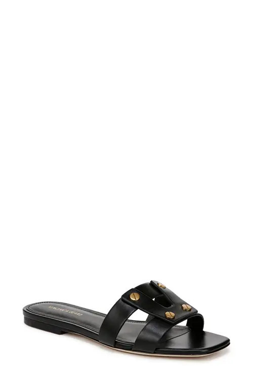 Veronica Beard Via Slide Sandal in Black at Nordstrom, Size 9.5 | Nordstrom
