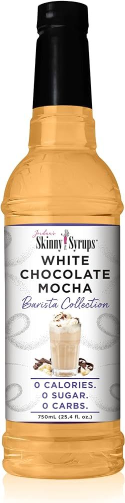 Jordan's Skinny Syrups White Chocolate Mocha Coffee Flavoring, Sugar & Gluten Free, Keto Friendly... | Amazon (US)