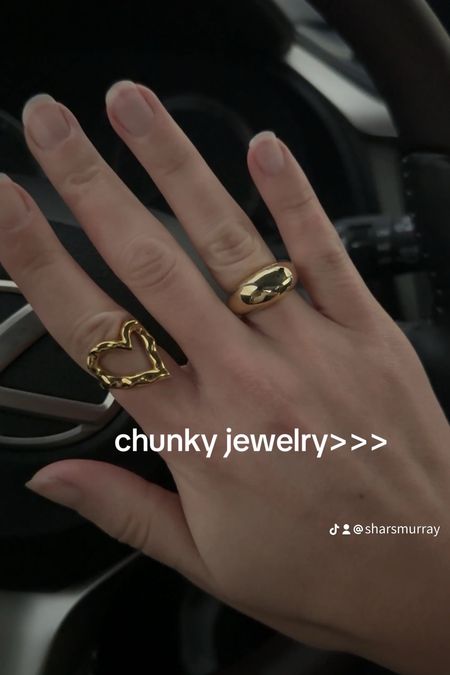 Chunky jewelry, chunky rings 

Linking some of my favorite affordable jewelry pieces.

#LTKstyletip #LTKMostLoved